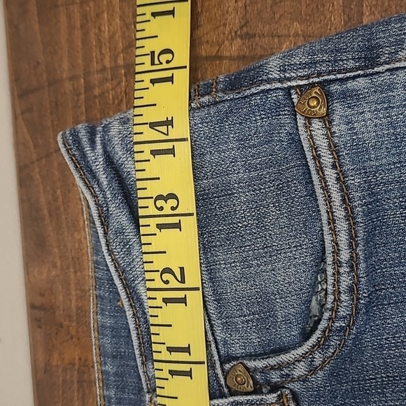 KUT from the Kloth Jeans Women's sz 0 Katherine Boyfriend Denim Cropped Jean - Picture 8 of 11